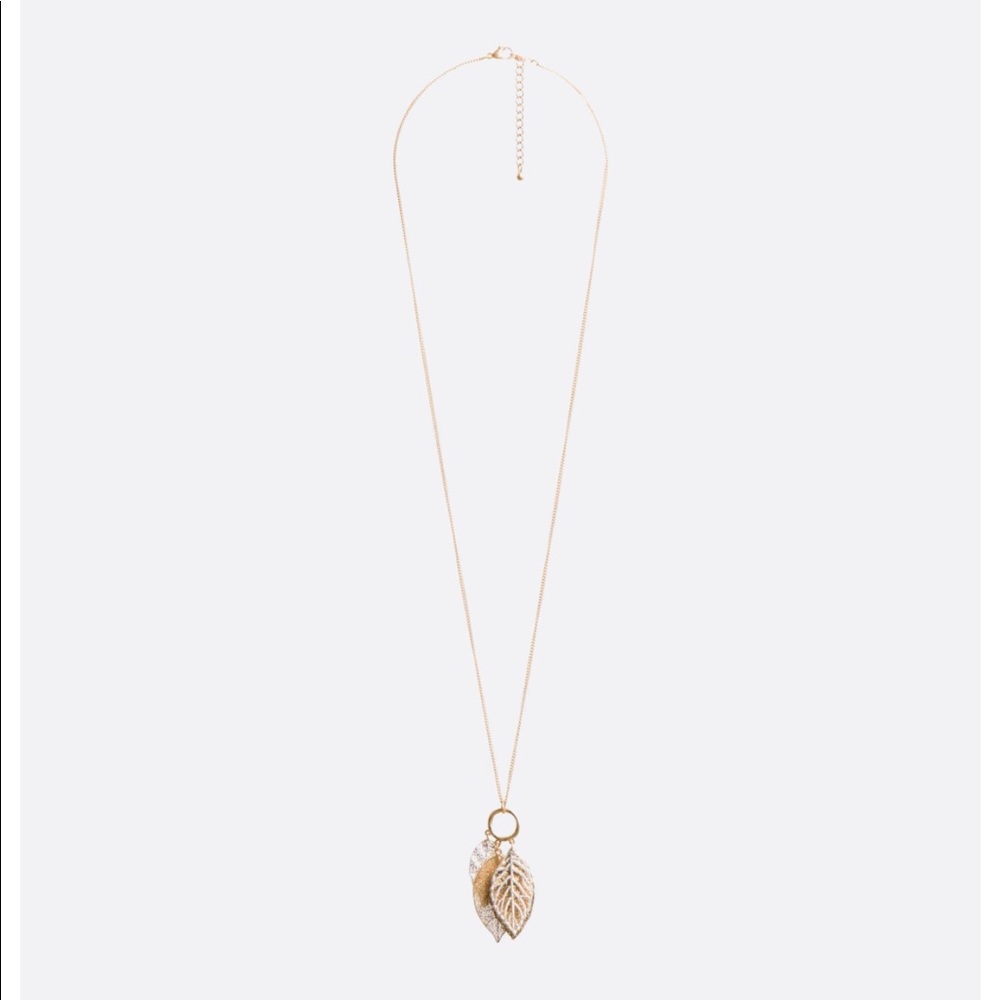 Bancroft Jackson Leaf Pendant Necklace -Stitch Fix
